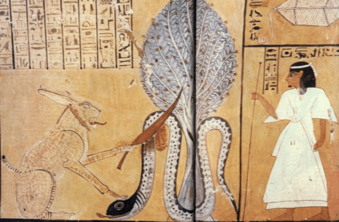 Удивительный египетский миф о разумных змеях, погибших от летящей звезды смерти